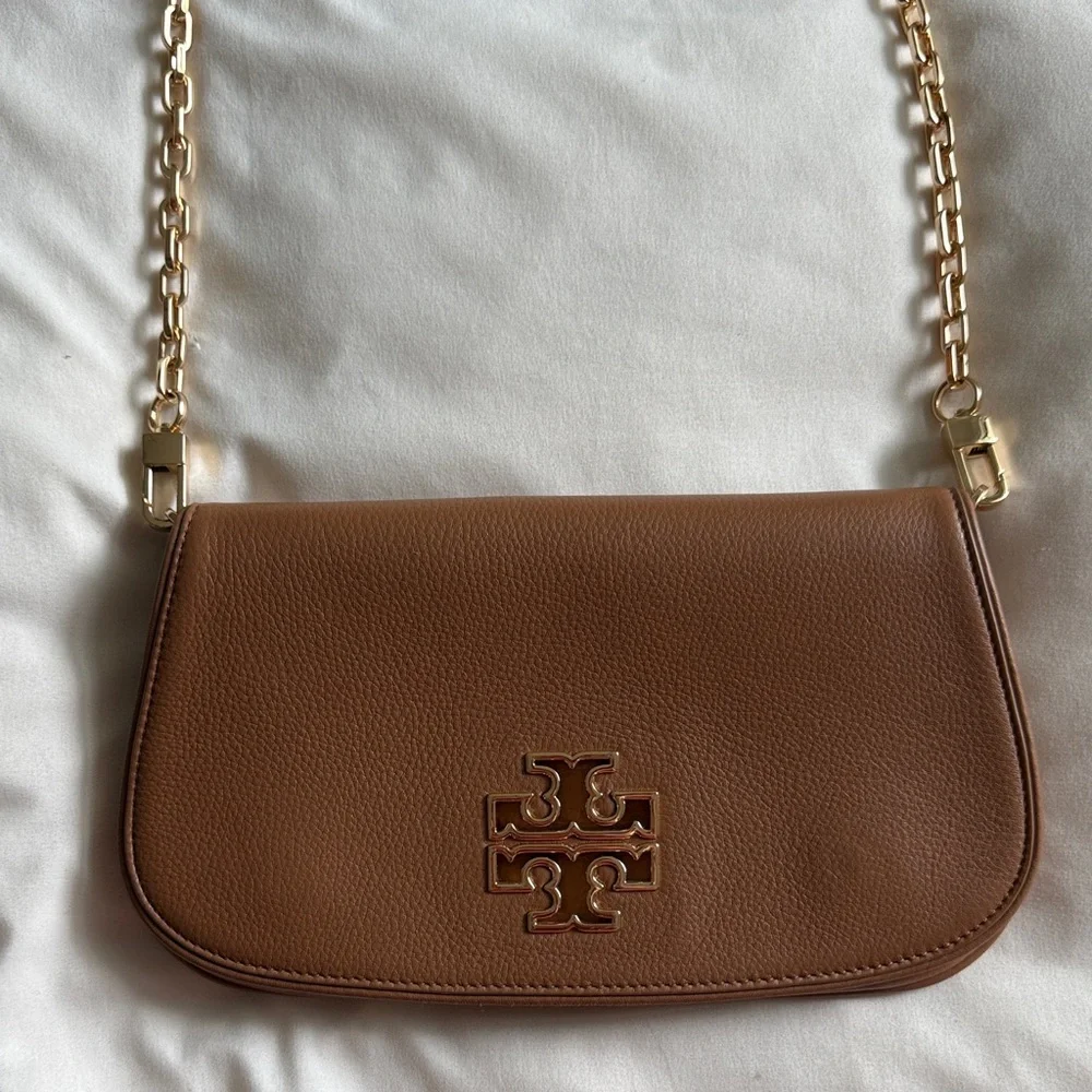 Tory Burch Tan Leather crossbody / clutch - Picture 2 of 6